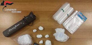 Pesaro, deteneva 600 grammi di cocaina: arrestato un 40enne