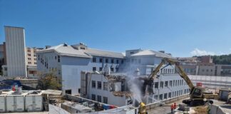 Ancona, nuovo Salesi: al via la demolizione delle palazzine