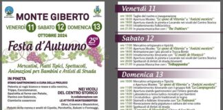 Festa d’Autunno, dall’11 al 13 ottobre a Monte Giberto