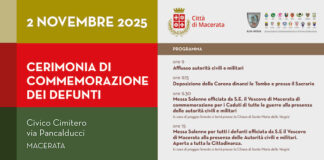 Macerata, il 2 novembre le cerimonie di commemorazione dei defunti