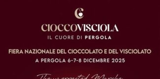 Cioccovisciola, dal 6 all’8 dicembre 2025 a Pergola