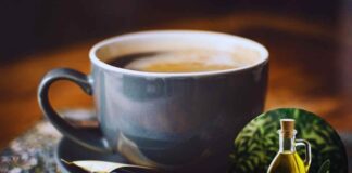 olio nel caffè