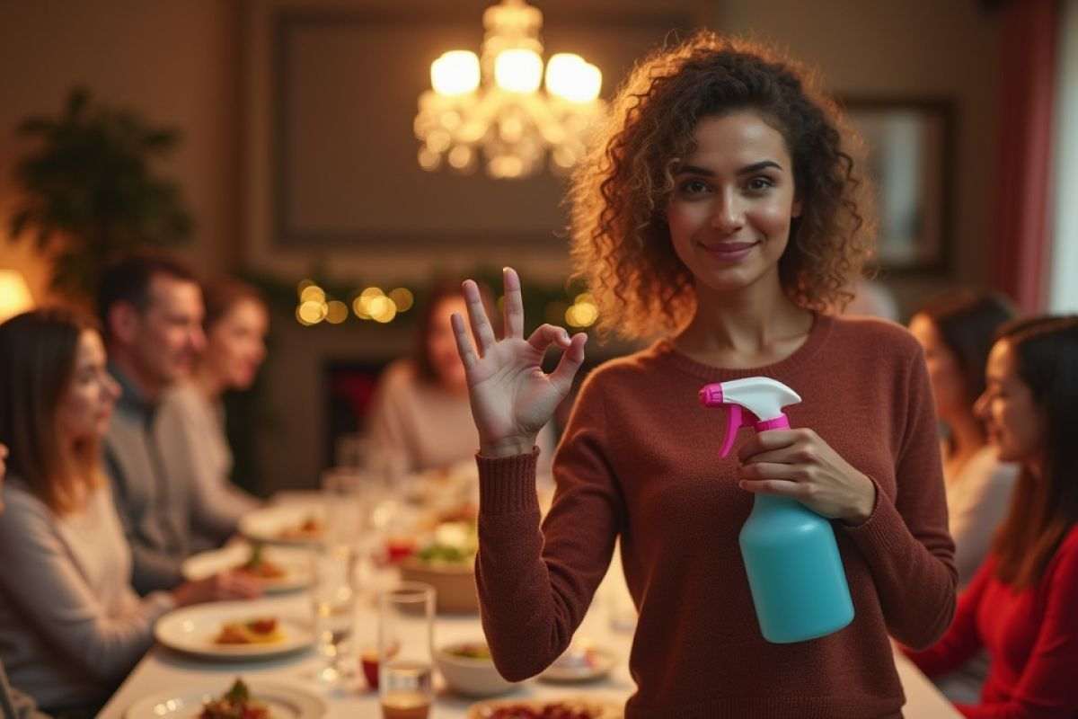 cena di natale pulizie