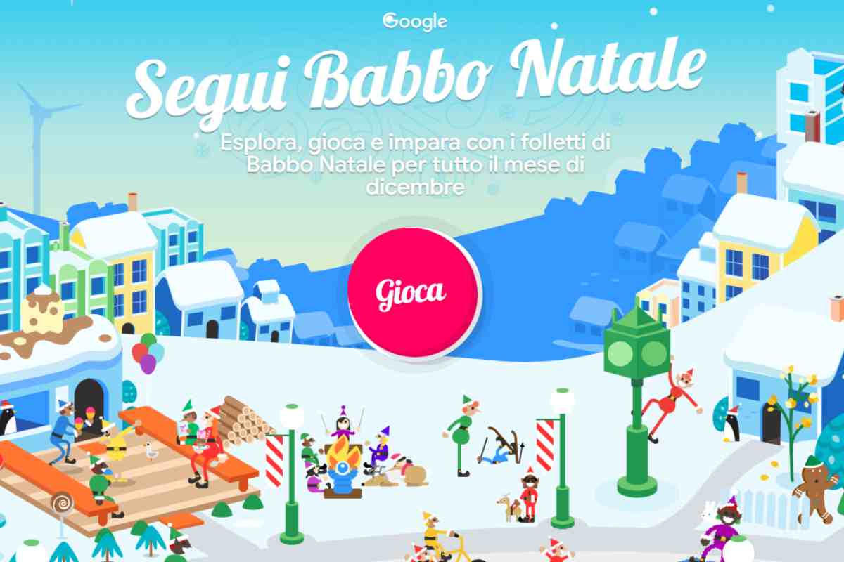 Come seguire in diretta il percorso di Babbo Natale