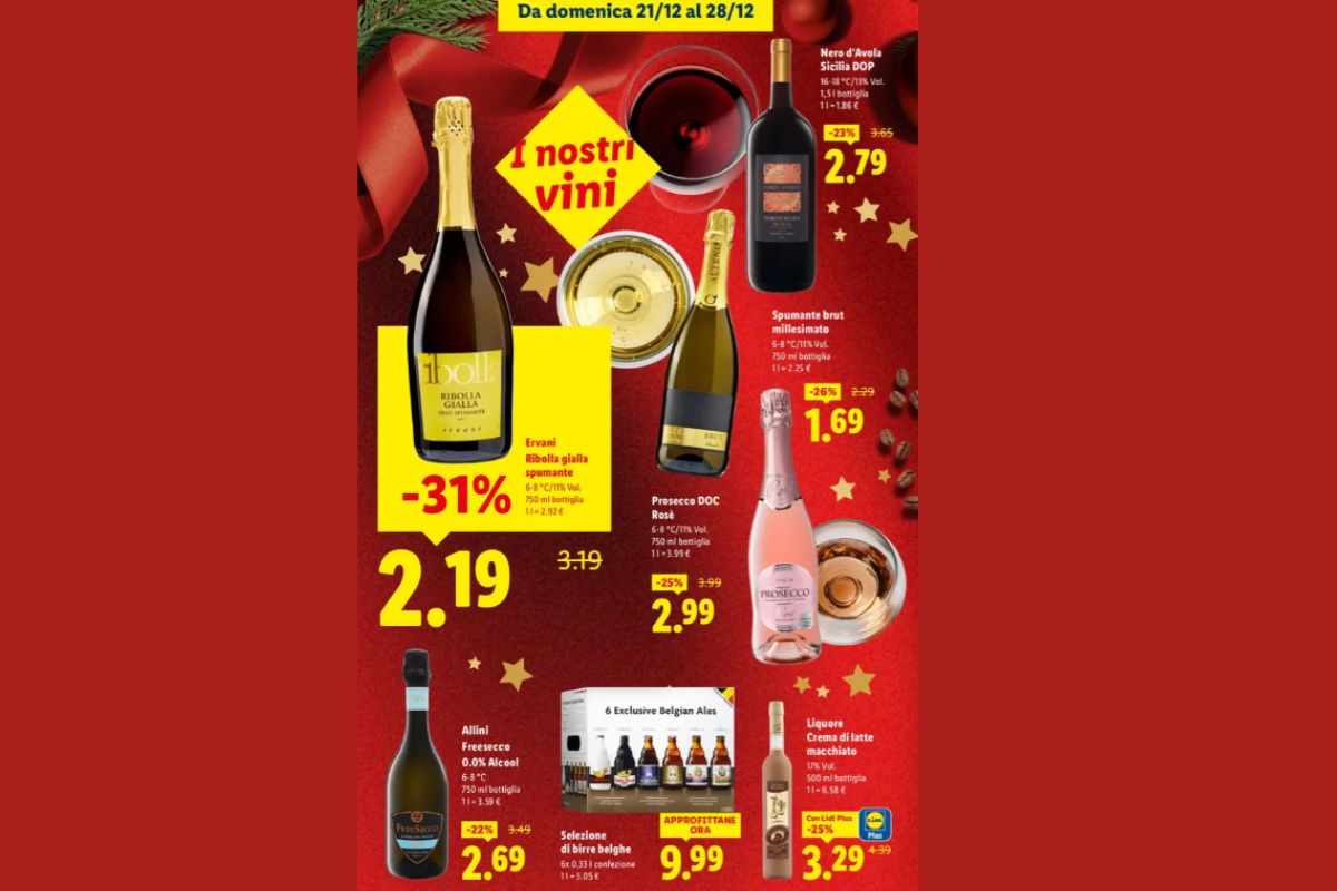 vini e prosecchi lidl