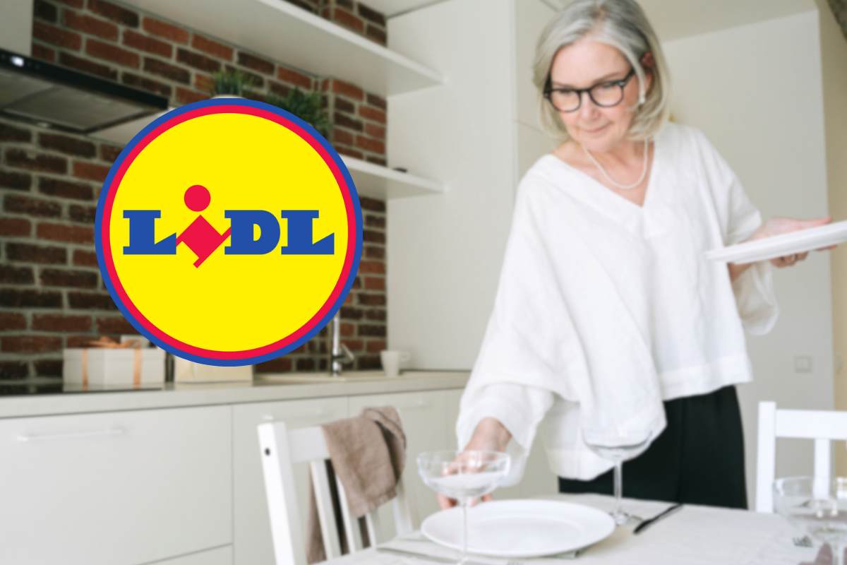 lidl logo donna apparecchia tavola
