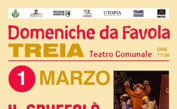 Il Gruffalò – il musical, in scena il primo marzo a Treia