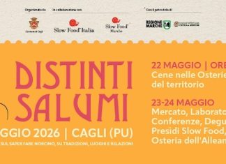 Distinti Salumi a Cagli dal 22 al 24 maggio 2026