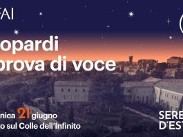 “Leopardi a prova di voce” il 21 giugno a Recanati