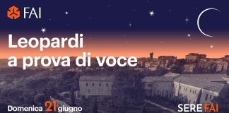 “Leopardi a prova di voce” il 21 giugno a Recanati