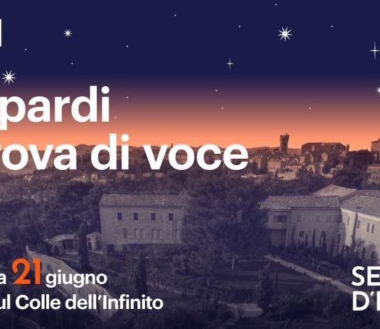 “Leopardi a prova di voce” il 21 giugno a Recanati