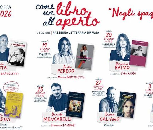 “Come un libro all’aperto”, dal 17 giugno al 5 luglio a Mondolfo Marotta