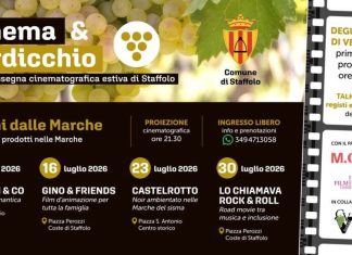 “Cinema & Verdicchio”, dal 9 al 30 luglio a Staffolo