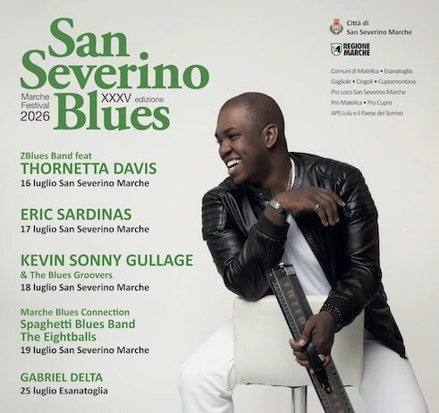 San Severino Blues Marche Festival: dal 16 luglio al 14 agosto in sei città