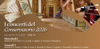 Pesaro, “I Concerti del Conservatorio” dal 6 all’11 Luglio 2026
