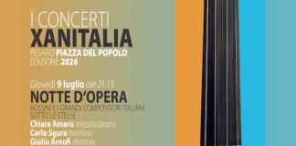 “I Concerti Xanitalia” a Pesaro: Il 9 luglio primo appuntamento