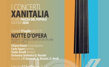 “I Concerti Xanitalia” a Pesaro: Il 9 luglio primo appuntamento