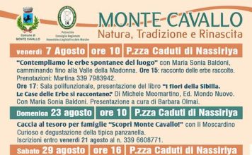 “Monte Cavallo. Natura Tradizione e Rinascita”: al via gli eventi