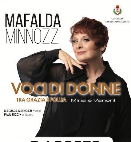 Mafalda Minnozzi in “Voci di Donne” a San Severino Marche