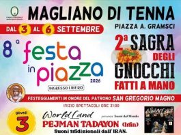 Sagra degli gnocchi fatti a mano: dal 3 al 6 settembre a Magliano di Tenna