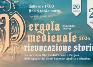 Pergola Medievale: il 21 agosto torna la Rievocazione Storica