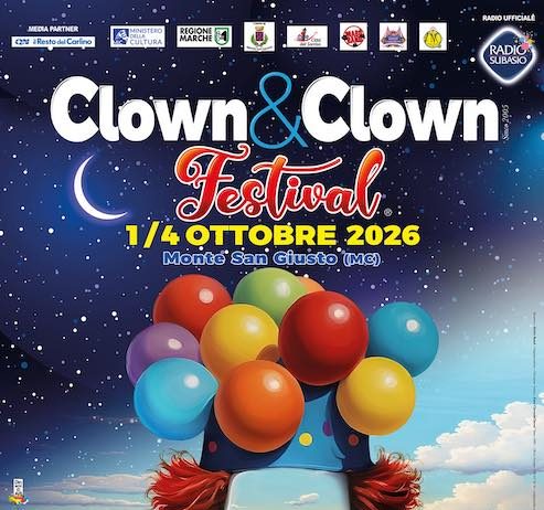 A Monte San Giusto il Clown&Clown festival 2026