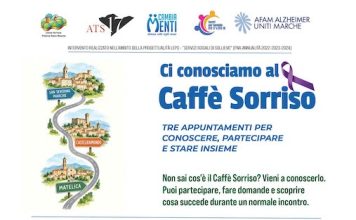 “Caffè Sorriso”: tre incontri a San Severino Marche, Castelraimondo e Matelica