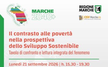 “Il contrasto alle povertà nella prospettiva dello Sviluppo Sostenibile”: il 21 settembre l’incontro ad Ancona