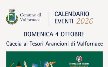 “Caccia ai Tesori Arancioni”: il 4 ottobre a Valfornace