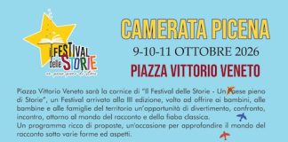 Festival delle storie a Camerata Picena dal 9 all’11 ottobre